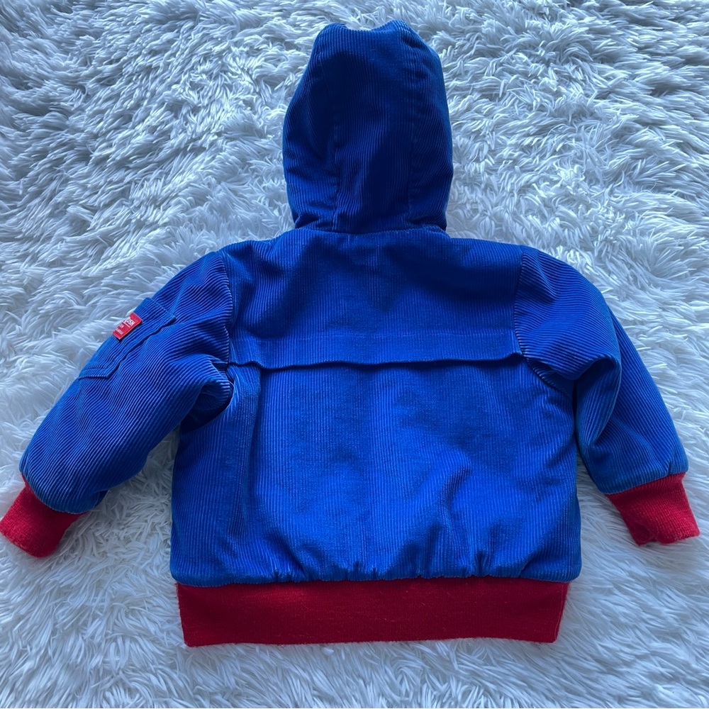 Vintage OshKosh B’gosh Corduroy Fleece Lined Hooded Jacket - Picture 9 of 12